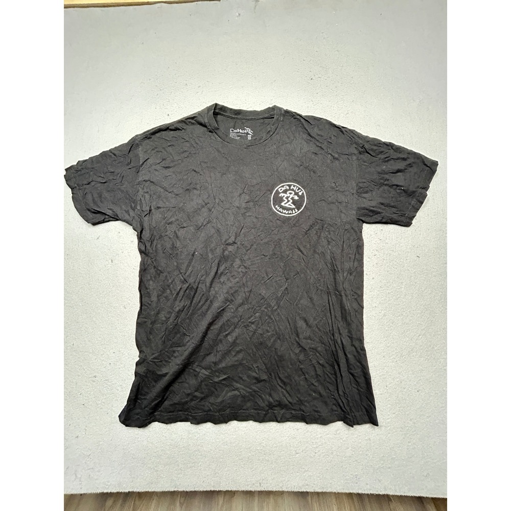 Da Hui T Shirt 100% Cotton Black Graphic XL Mens